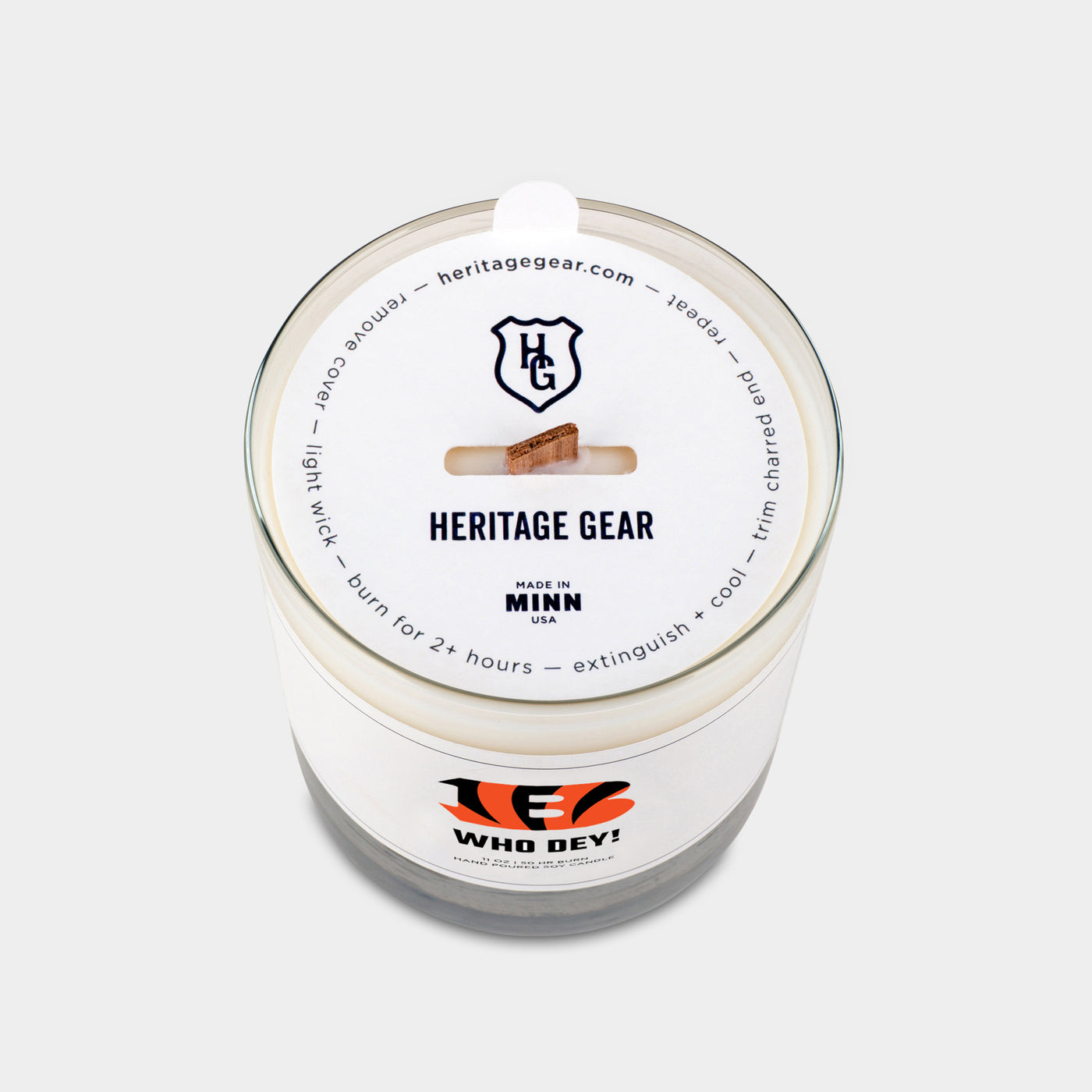 Cincinnati Bengals "Who Dey!" Scented Candle