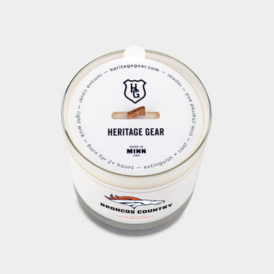 Denver Broncos "Broncos Country" Scented Candle