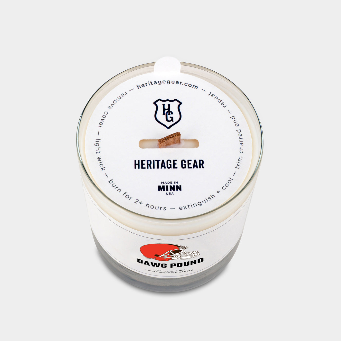 Cleveland Browns "Dawg Pound" Scented Candle