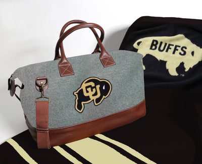 Colorado Buffaloes Weekender and Jacquard Blanket Set