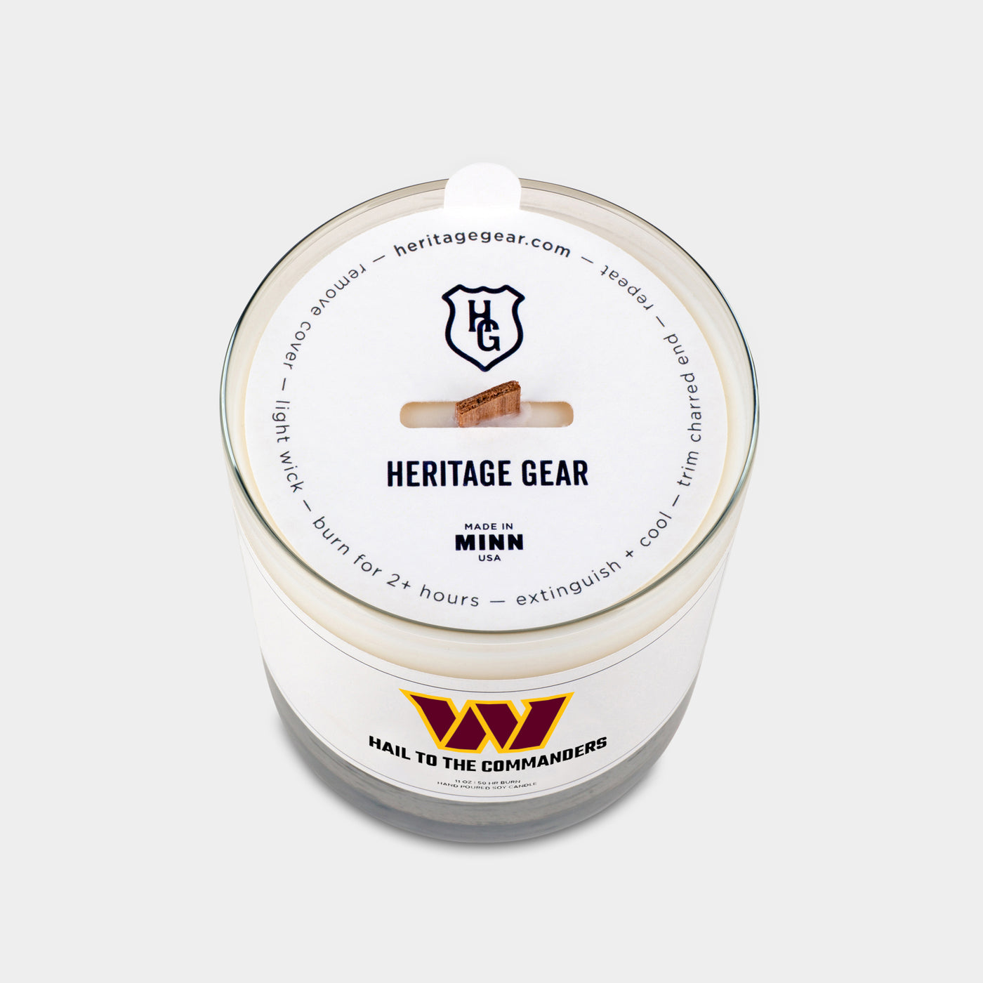 Washington Commanders "Hail To The Commanders" Scented Candle