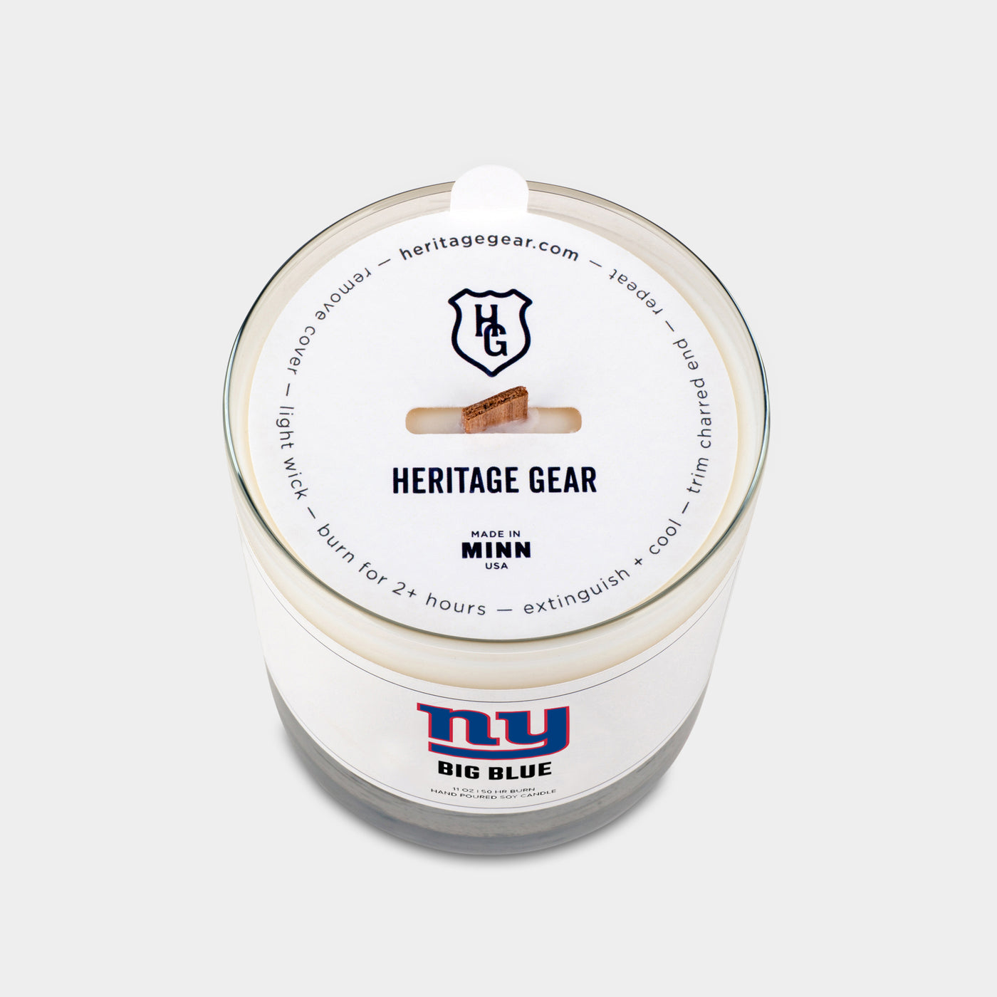 New York Giants "Big Blue" Scented Candle