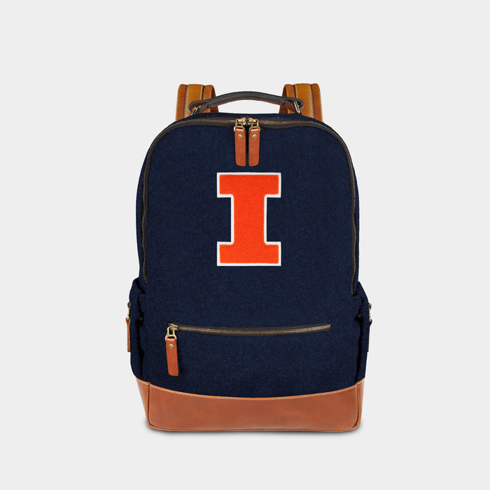Illinois Fighting Illini Wool Backpack
