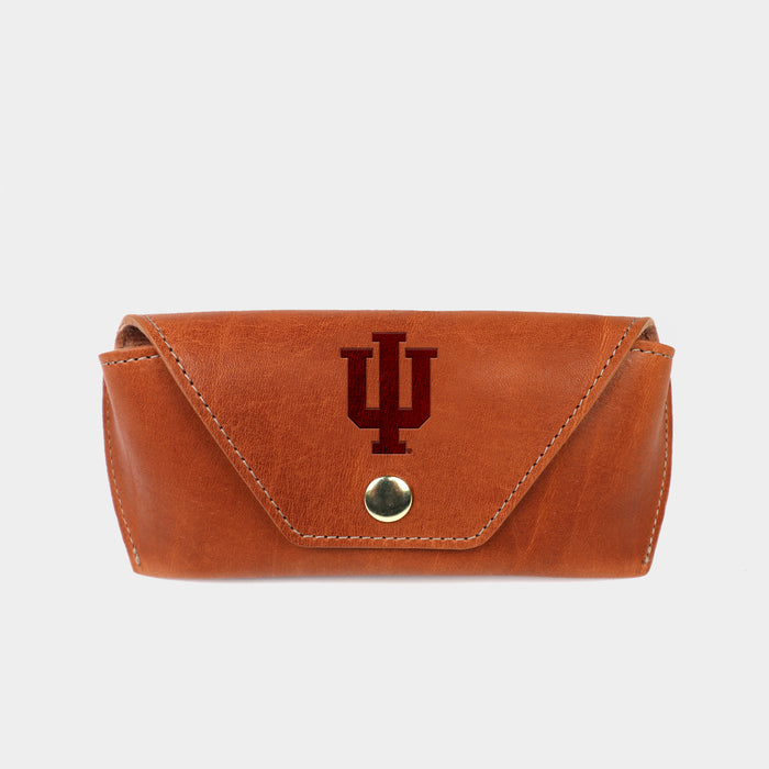 Indiana Hoosiers Leather Glasses / Sunglasses Snap Case