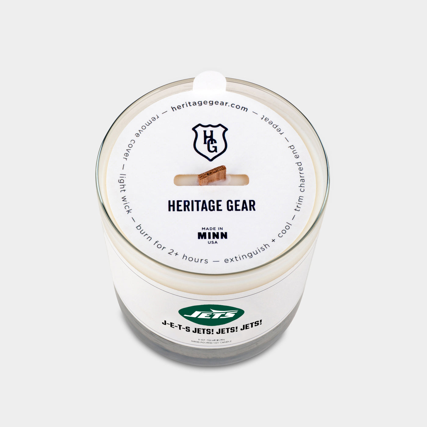 New York Jets "J-E-T-S Jets! Jets! Jets!" Scented Candle