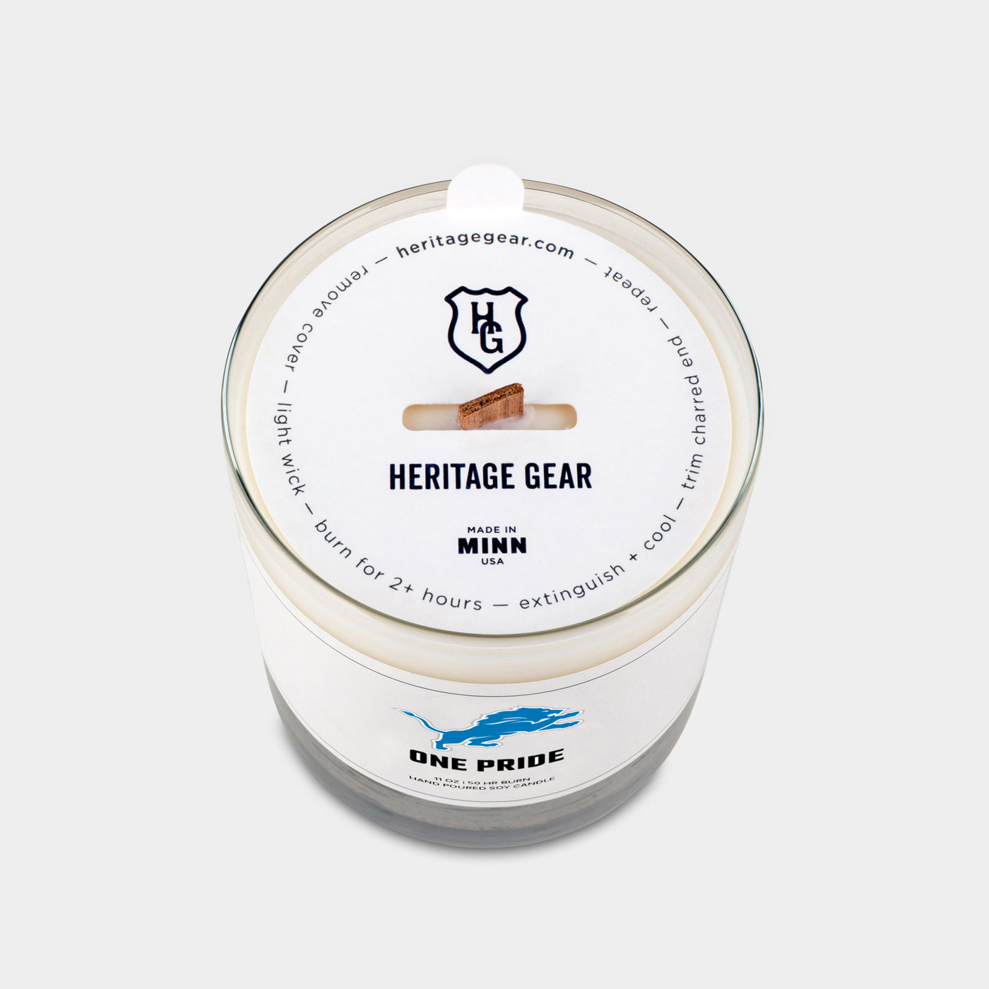 Detroit Lions "One Pride" Scented Candle