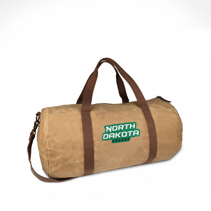 North Dakota Fighting Hawks "Hockey" Canvas Club Bag