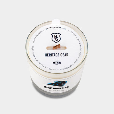 Carolina Panthers "Keep Pounding" Scented Candle