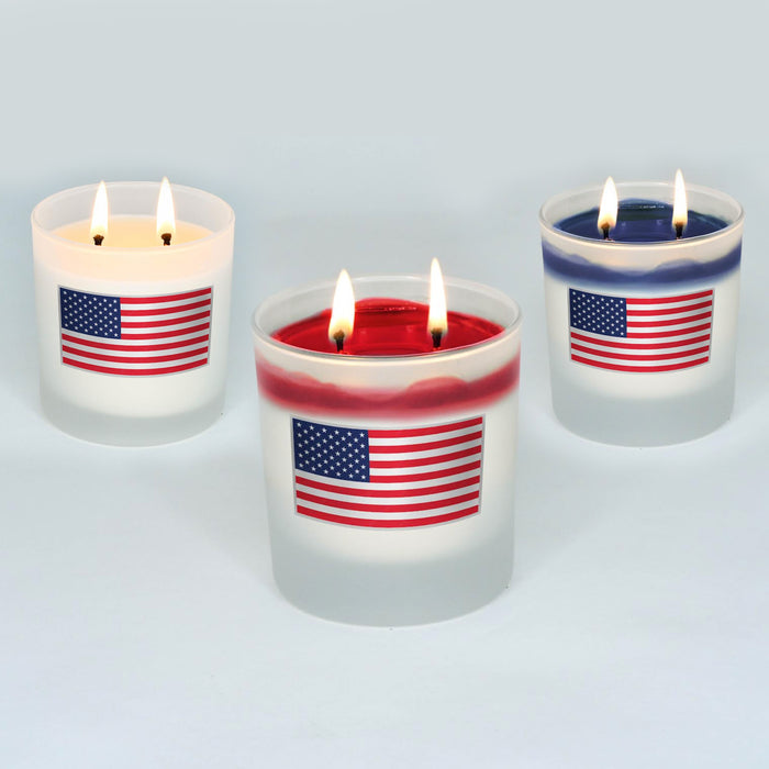 Heritage Gear USA American Flag Candle Set - Limited Edition