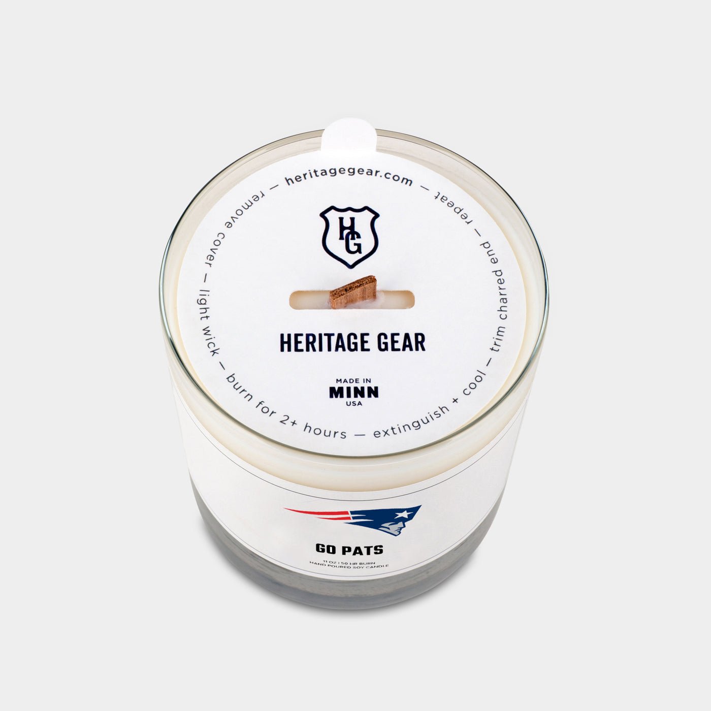 New England Patriots "Go Pats" Scented Candle