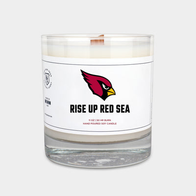 Arizona Cardinals "Rise Up Red Sea" Scented Candle