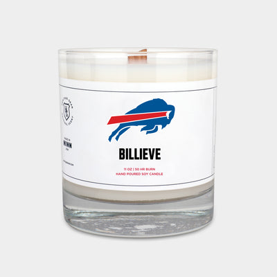Buffalo Bills "Billieve" Scented Candle