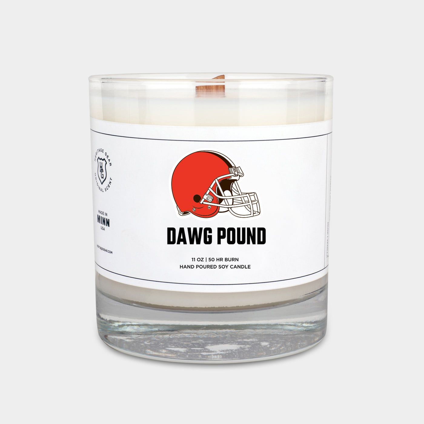 Cleveland Browns "Dawg Pound" Scented Candle