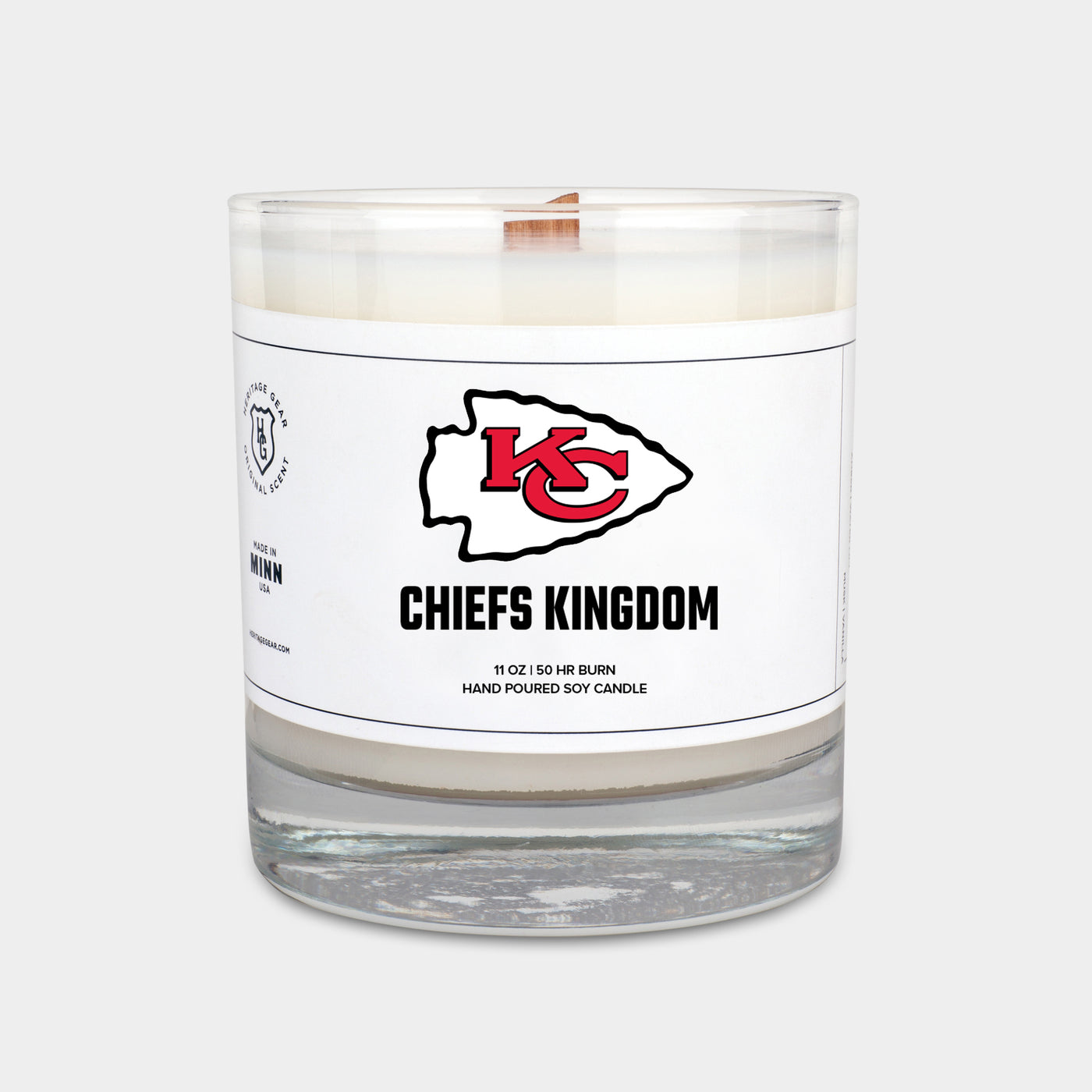 Kansas City Chiefs "Chiefs Kingdom" Scented Candle