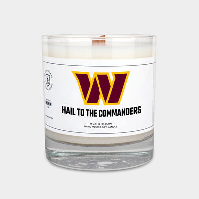 Washington Commanders "Hail To The Commanders" Scented Candle