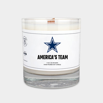 Dallas Cowboys "America's Team" Scented Candle