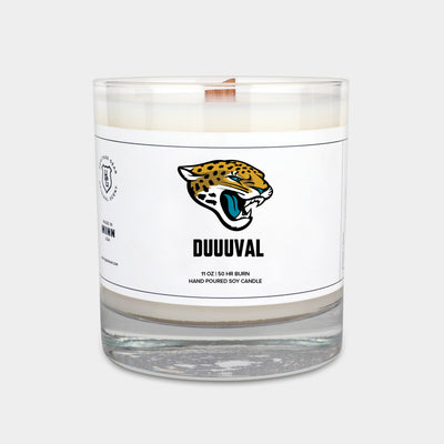 Jacksonville Jaguars "Duuuval" Scented Candle