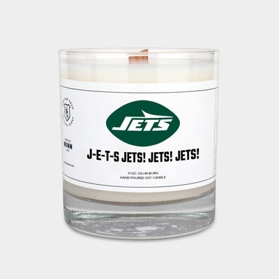 New York Jets "J-E-T-S Jets! Jets! Jets!" Scented Candle