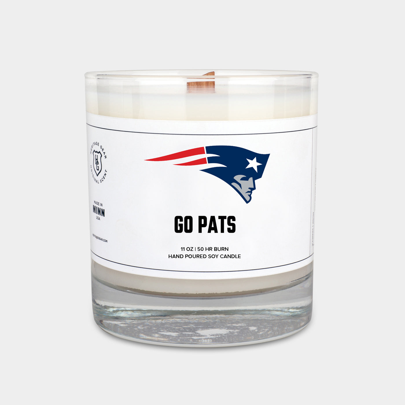 New England Patriots "Go Pats" Scented Candle