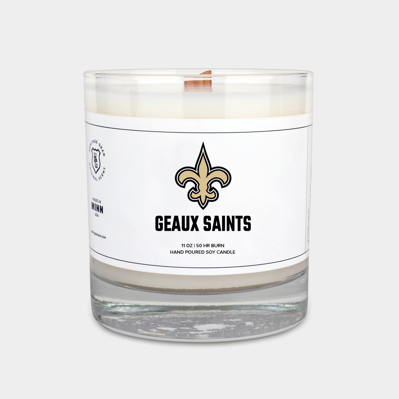 New Orleans Saints "Geaux Saints" Scented Candle