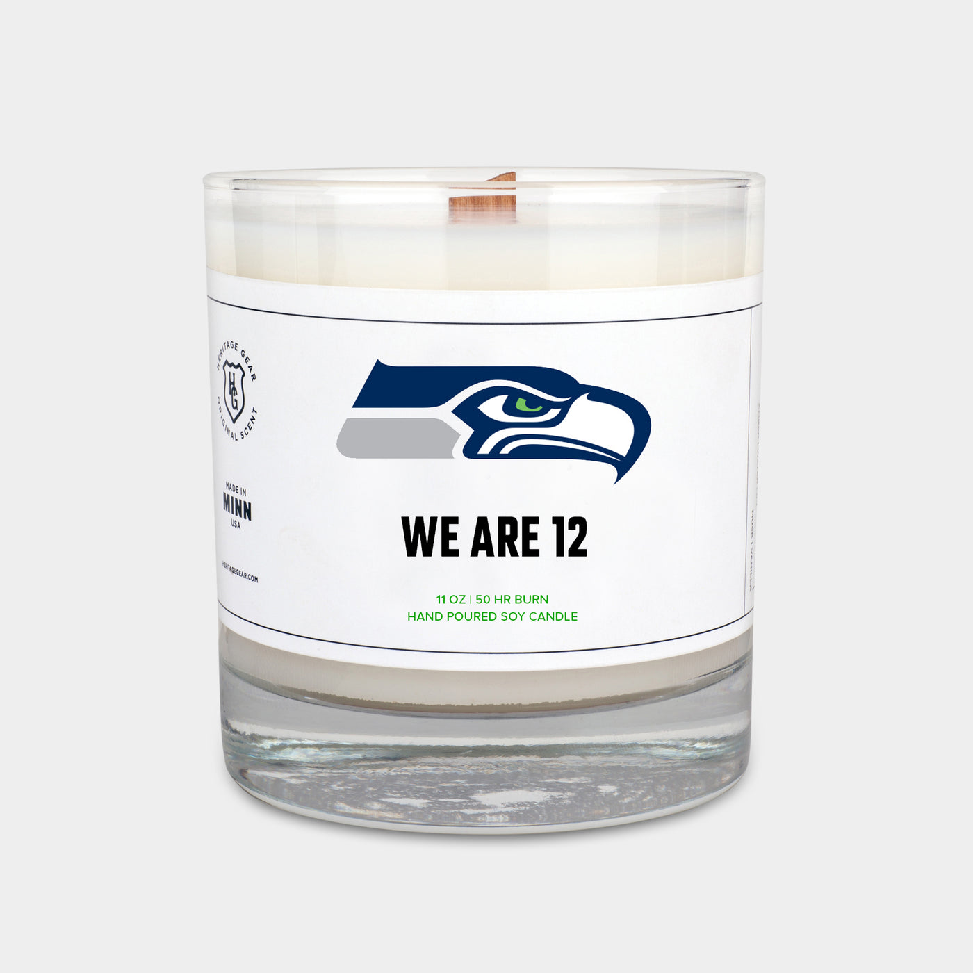Seattle Seahawks "We Are 12" Scented Candle