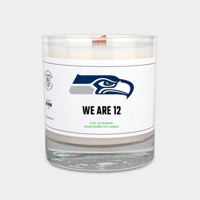 Seattle Seahawks "We Are 12" Scented Candle