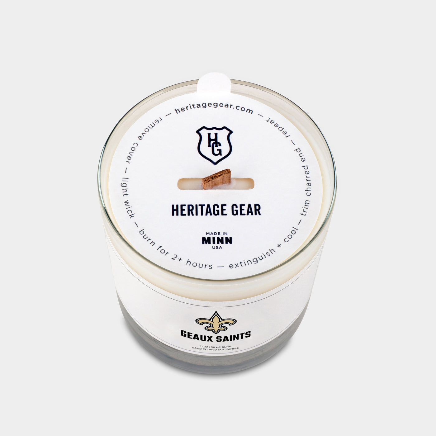 New Orleans Saints "Geaux Saints" Scented Candle