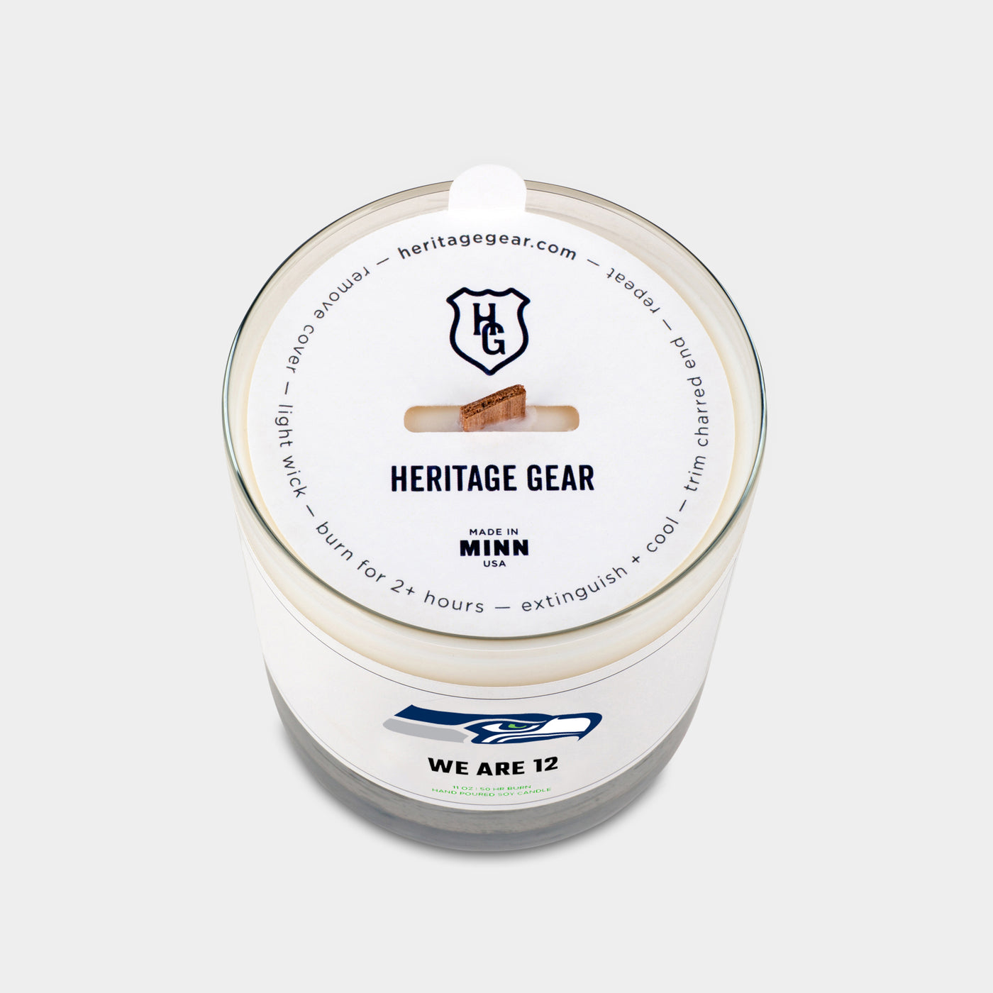 Seattle Seahawks "We Are 12" Scented Candle