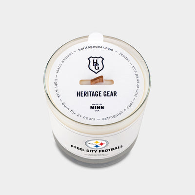 Pittsburgh Steelers "Steel City Football" Scented Candle