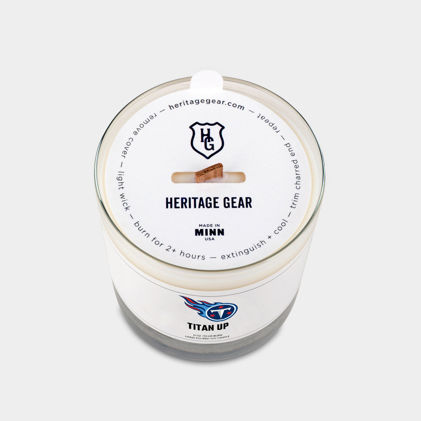 Tennessee Titans "Titans Up" Scented Candle