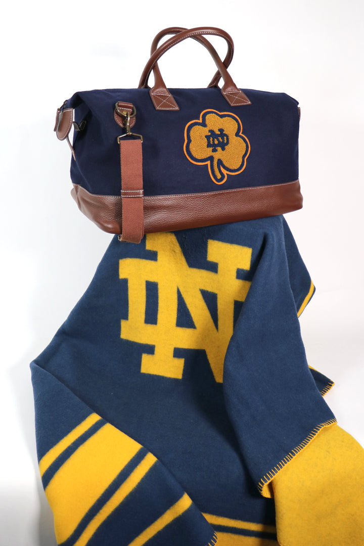 Notre Dame Fighting Irish Clover Weekender Duffle Bag & Jacquard