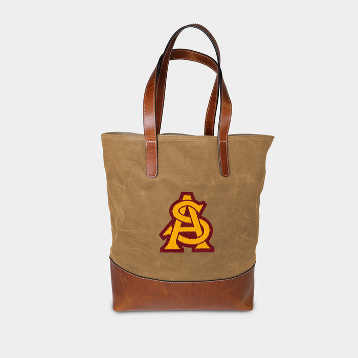 ASU Sun Devils "AS" Canvas Tote