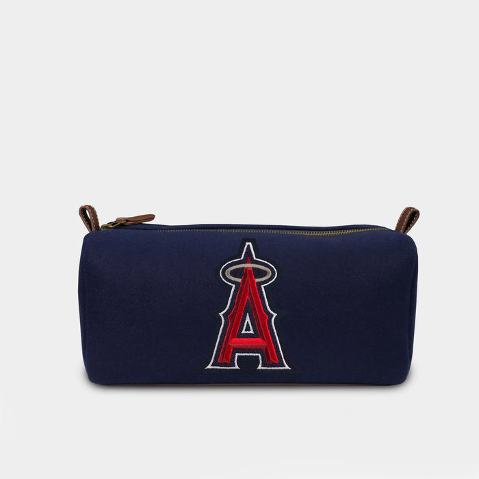 Los Angeles Angels "A" Navy Wool Dopp Kit