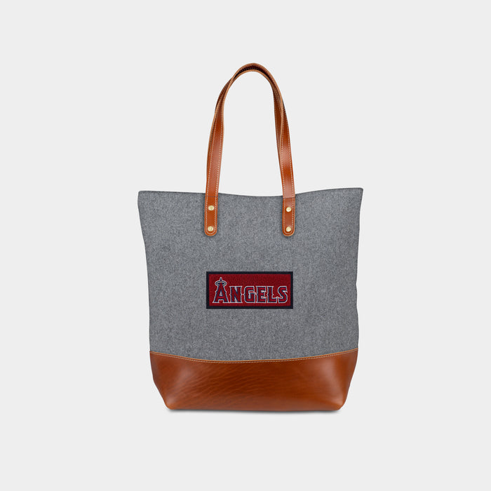 Los Angeles Angels Wordmark Grey Tote Bag