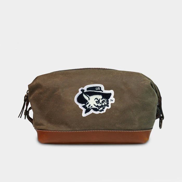 Arizona Wildcats Vintage Wilbur Pro Waxed Canvas Dopp Kit