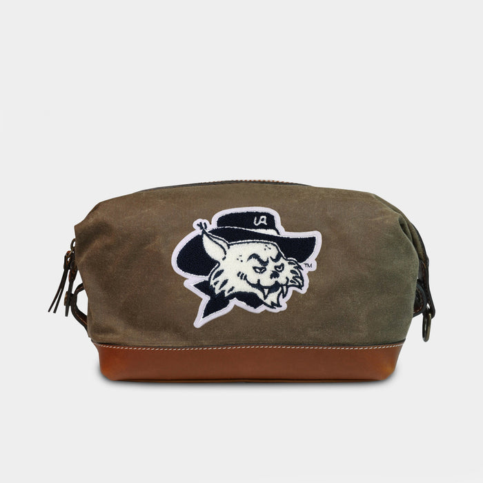 Arizona Wildcats Vintage Wilbur Pro Waxed Canvas Dopp Kit