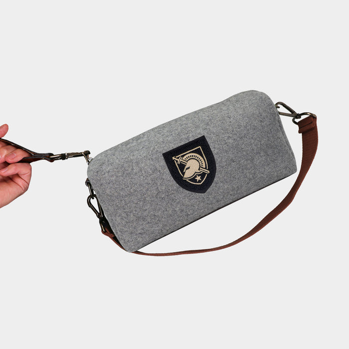 Army Black Knights Grey Wool Locker Room Bag