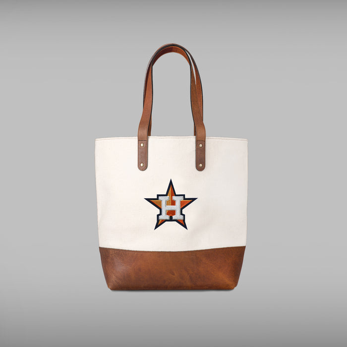 Houston Astros "H Star" Cream Tote Bag