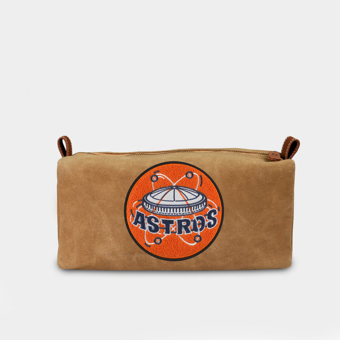 Houston Astros Vintage Canvas Dopp Kit