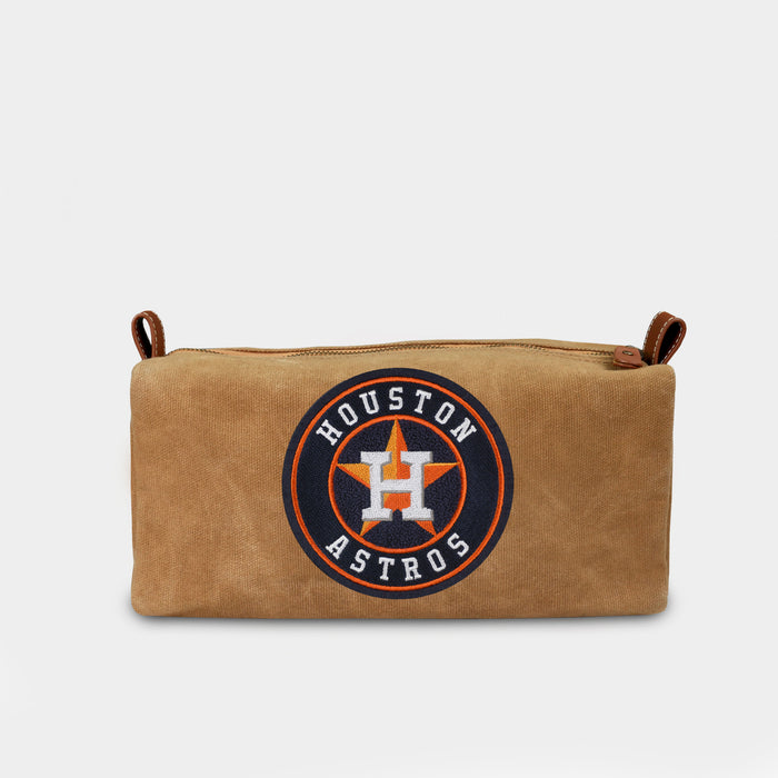 Houston Astros Canvas Dopp Kit