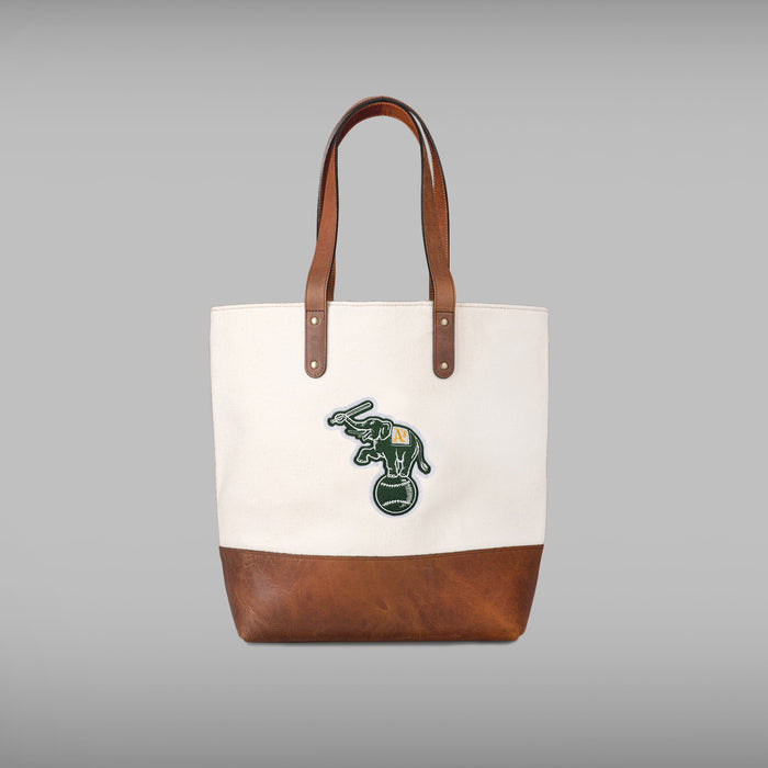 Oakland Athletics Elephant Cream Tote Bag