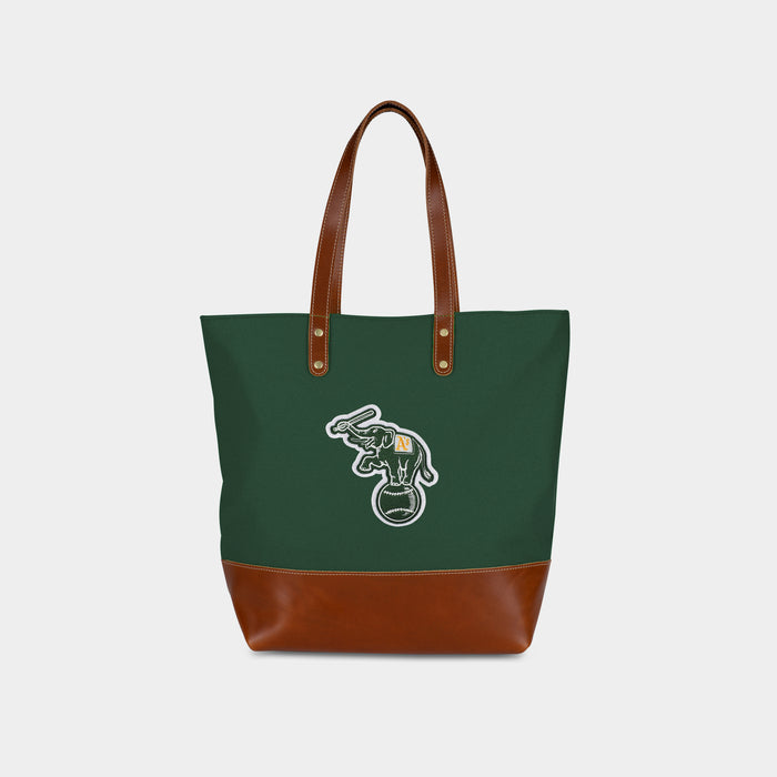 Oakland Athletics Elephant Green Tote Bag