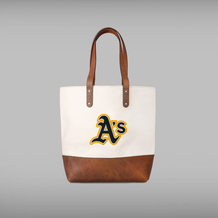 Oakland Athletics Cream Tote Bag