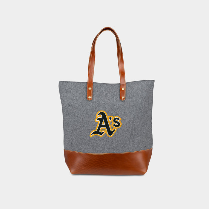 Oakland Athletics Grey Tote Bag
