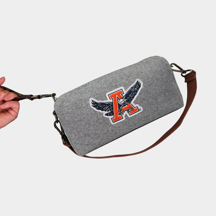 Auburn Tigers Vault "War Eagle" Grey Wool Locker Room Bag