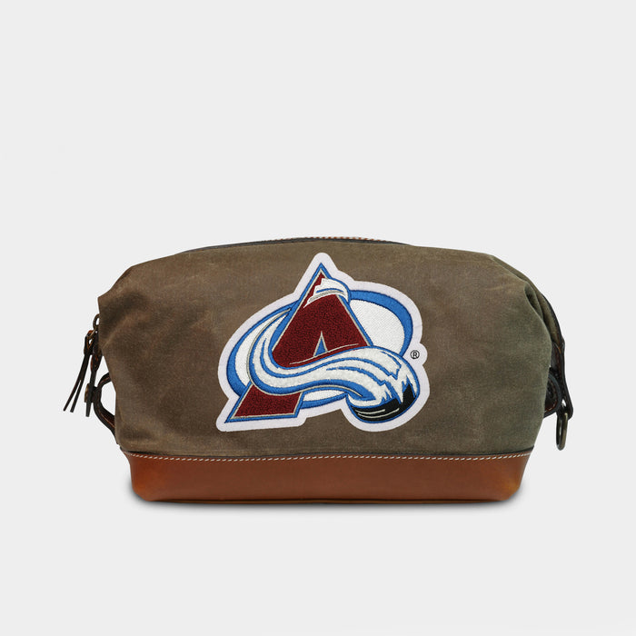 Colorado Avalanche Pro Waxed Canvas Dopp Kit