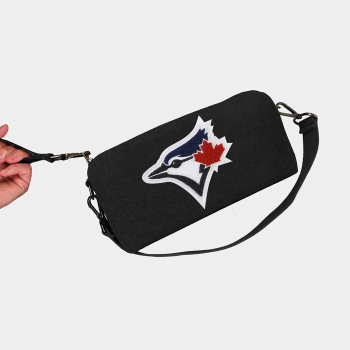Toronto Blue Jays Black Wool Locker Room Bag