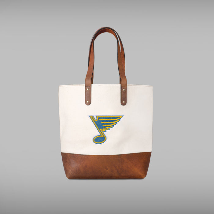 St. Louis Blues Cream Tote Bag