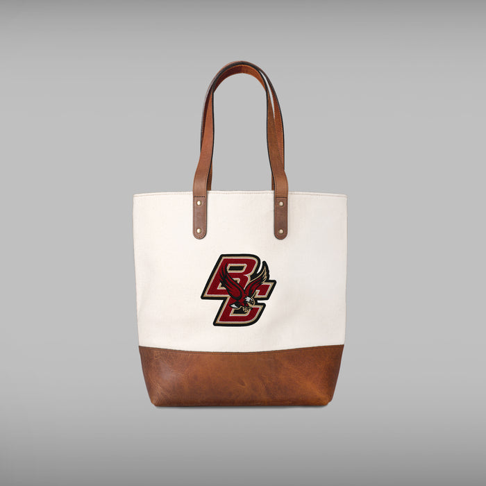 Boston College Cream Tote Bag