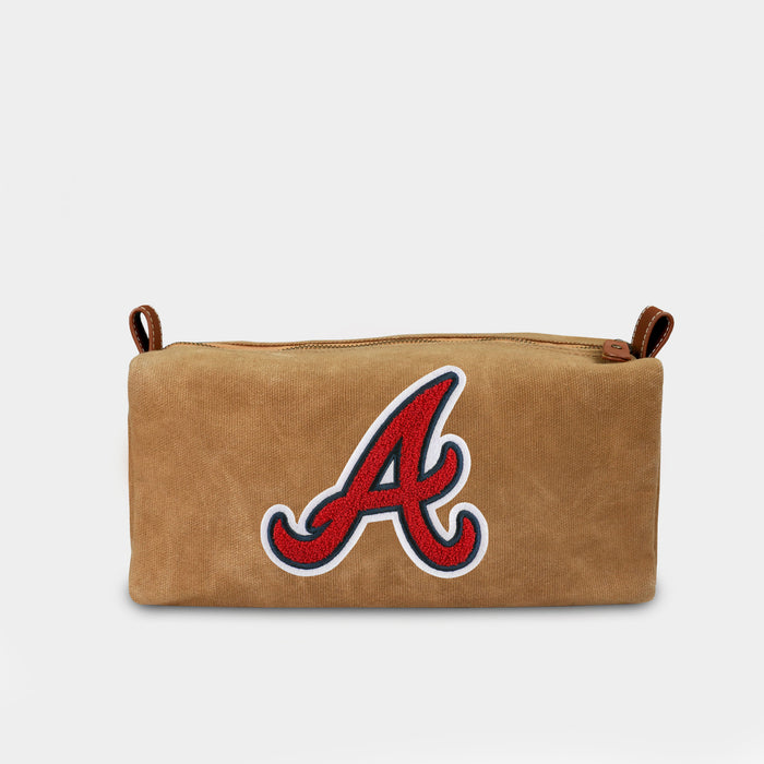 Atlanta Braves "A" Canvas Dopp Kit